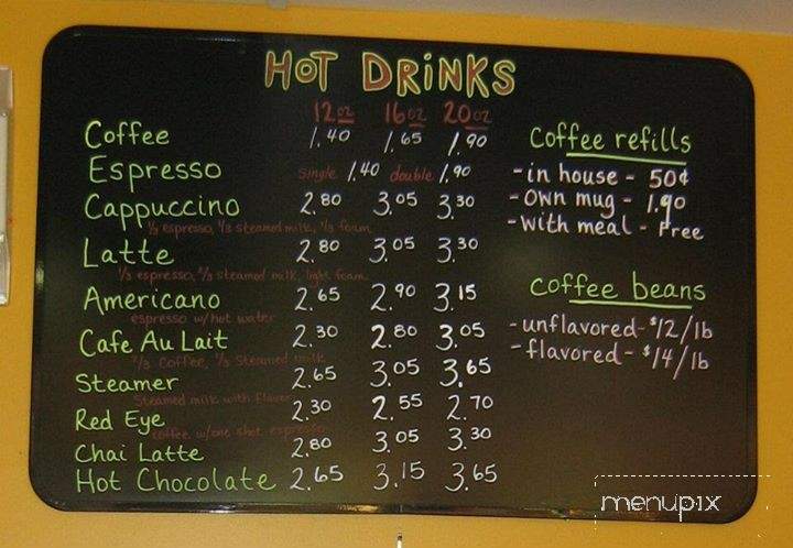 Cravingz Coffee House & Sandwich Shop - Stockbridge, MI menu_pic