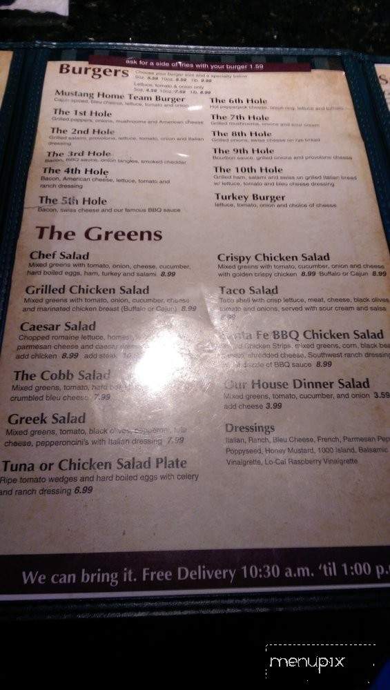 Mulligan's Bar & Grille - Strongsville, OH menu_pic