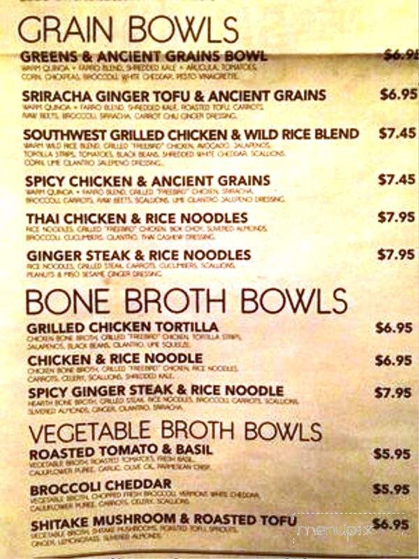 Core Greens, Grains & Bone Broth - Syracuse, NY menu_pic