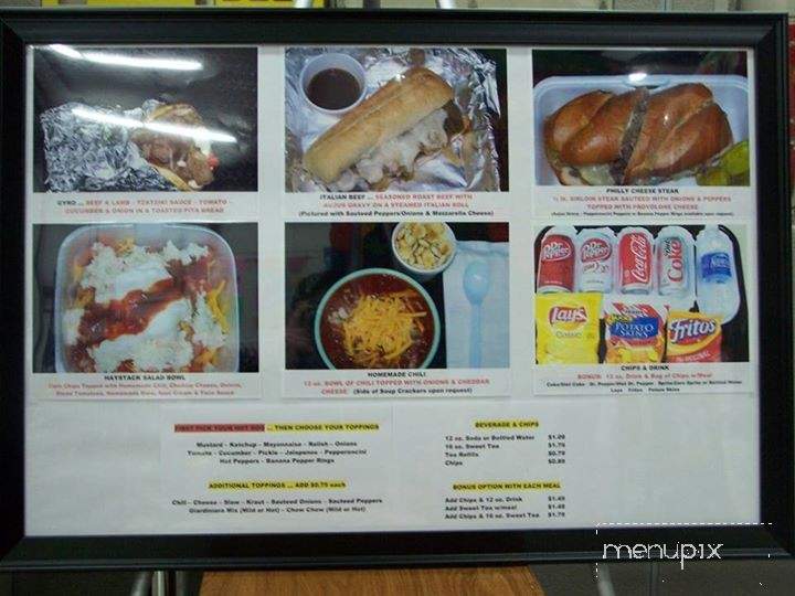 Jimmy's Dog House - Talbott, TN menu_pic
