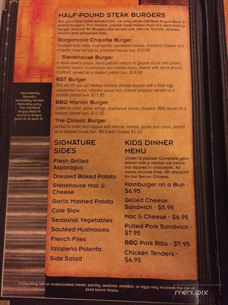 Big Papa's Steakhouse & Saloon - Tehachapi, CA menu_pic