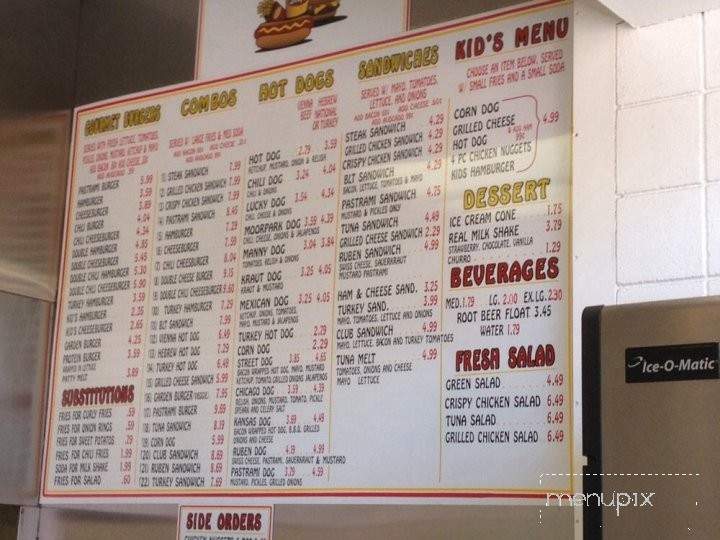 Lucky's Dog House - Thousand Oaks, CA menu_pic