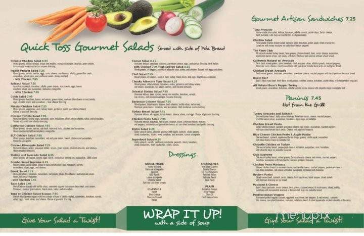 Salad Gourmet - Thousand Oaks, CA menu_pic