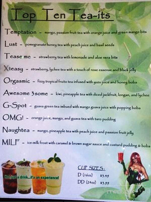 Tea Its - Van Nuys, CA menu_pic