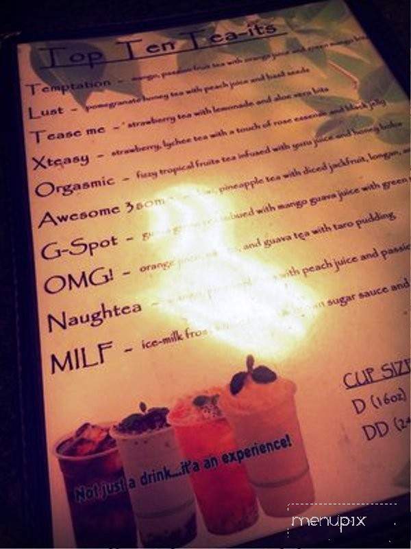 Tea Its - Van Nuys, CA menu_pic