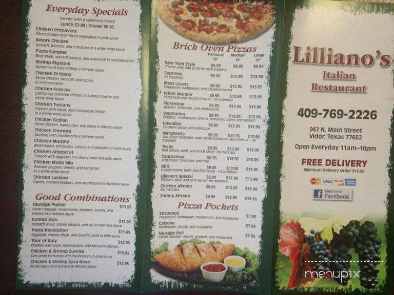 /380333641/Liliano-s-Italian-Restaurant-Vidor-TX - Vidor, TX