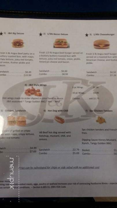J&K Style Grill - Virginia Beach, VA menu_pic