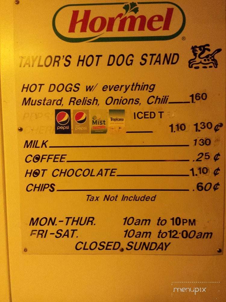 Taylor Bros Office - Visalia, CA menu_pic