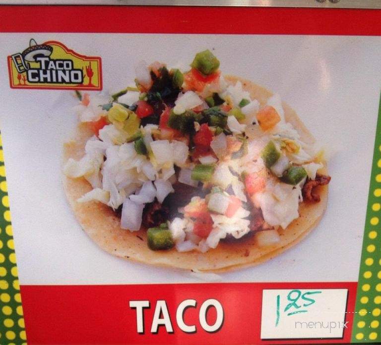 El Taco Chino - Visalia, CA menu_pic