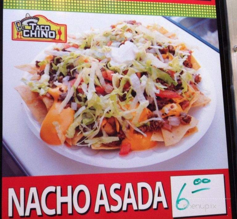 El Taco Chino - Visalia, CA menu_pic