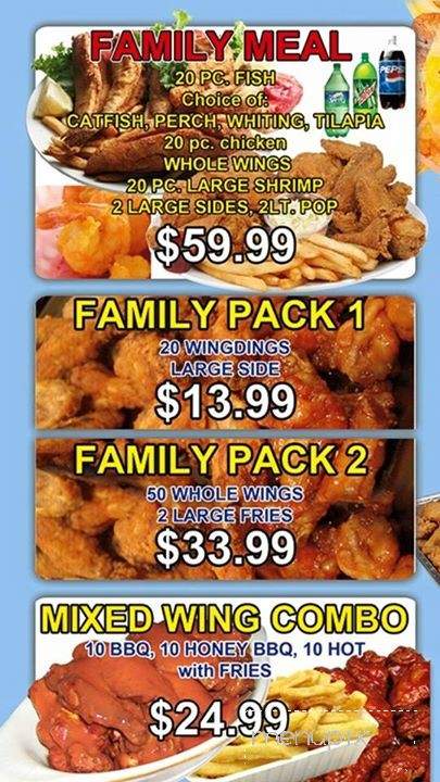 M and M Fish and Chicken Carryout - Warren, MI menu_pic