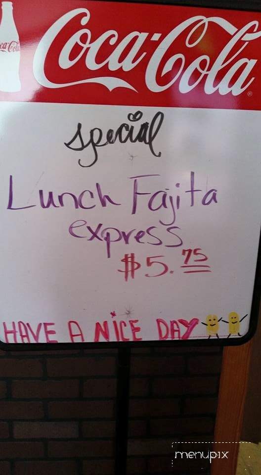 El Charrito Mexican Restaurant - Washington, NC menu_pic