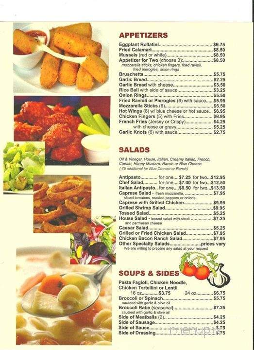 Pezzo Pizza 2 - Washington Township, NJ menu_pic