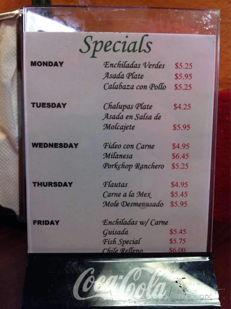 El Sabrocito - Waukegan, IL menu_pic