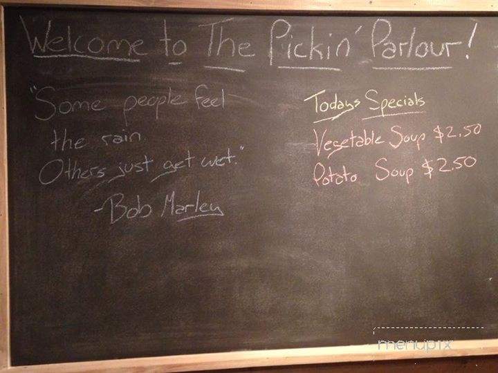 Pickin Parlour Cafe and Sound Shoppe - Weirsdale, FL menu_pic