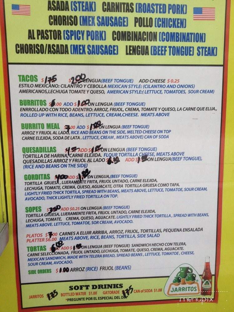 Taqueria Jalapenos - Lake Worth, FL menu_pic