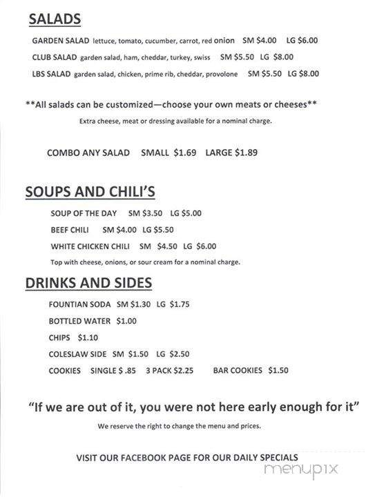 Lunch Box Spot - West Bloomfield, MI menu_pic