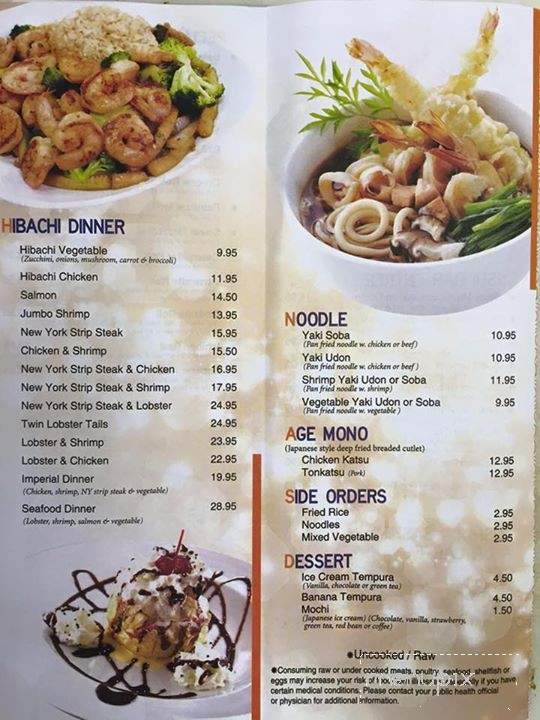 Sushi Club - West Carrollton, OH menu_pic