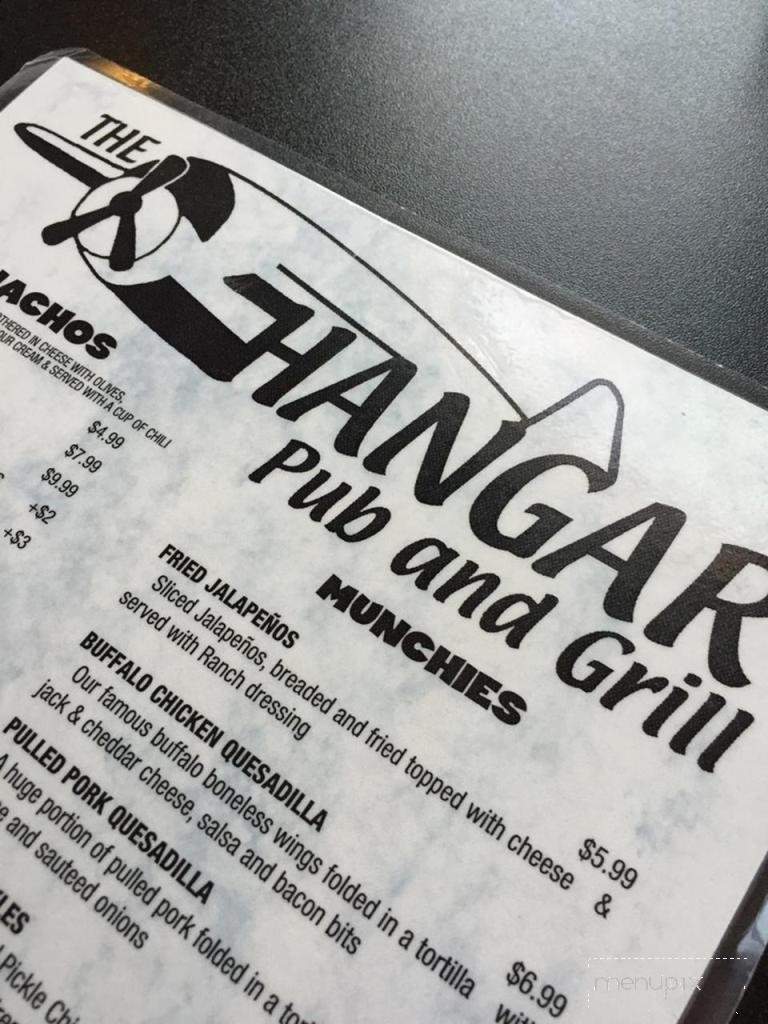 The Hanger Pub - Westfield, MA menu_pic