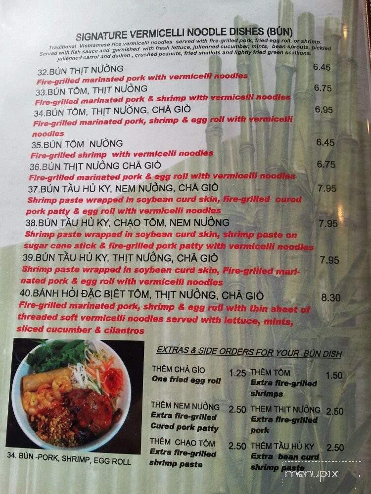 Kasey's Noodle & Grill - Westminster, CA menu_pic