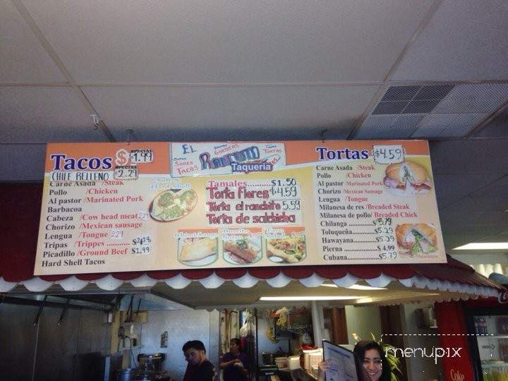 Taqueria Ranchito - Westmont, IL menu_pic