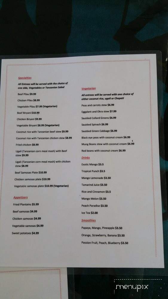 Eastern Cuisine - Wichita, KS menu_pic
