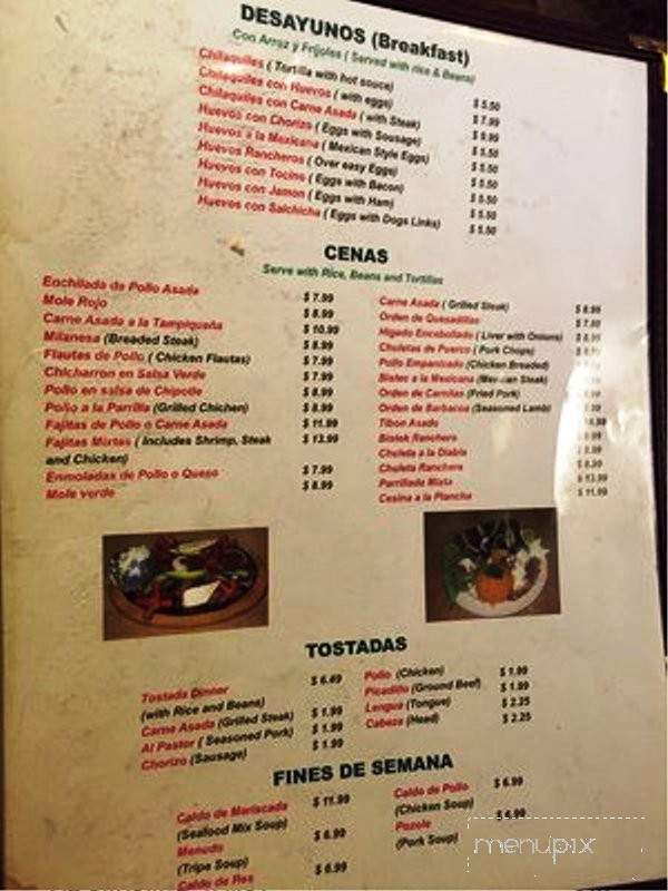 Los Portales Supermarket and Mexican Restaurant - Winter Garden, FL menu_pic