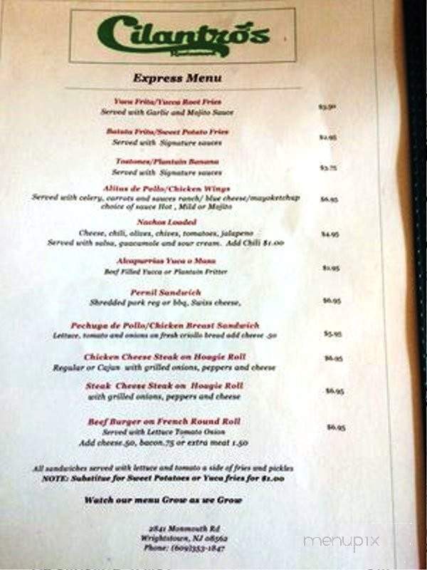 /380340417/Cilantro-s-Restaurant-Wrightstown-NJ - Browns Mills, NJ