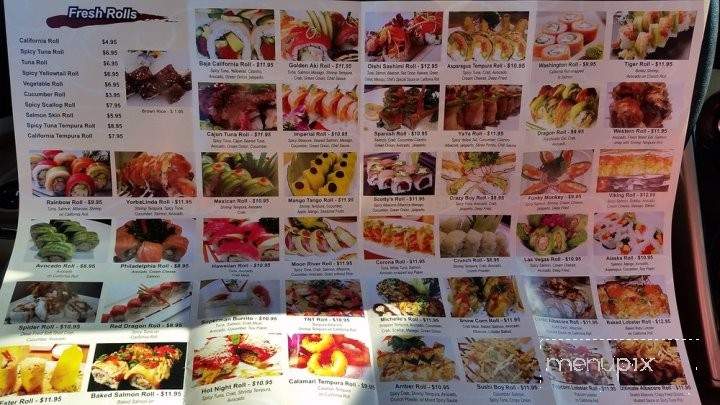 Aki Sushi - Yucca Valley, CA menu_pic