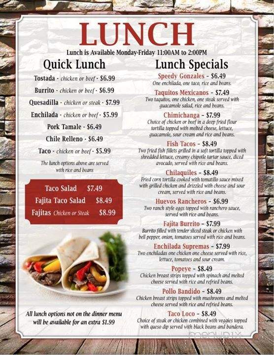 Don Patron Mexican Grille - Yulee, FL menu_pic
