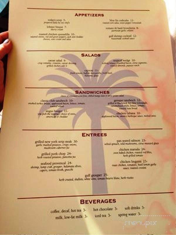 Candlelight Restaurant and Lounge - Sarasota, FL menu_pic