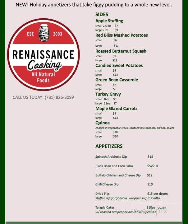 /380320887/Renaissance-Cooking-Pembroke-MA - Pembroke, MA