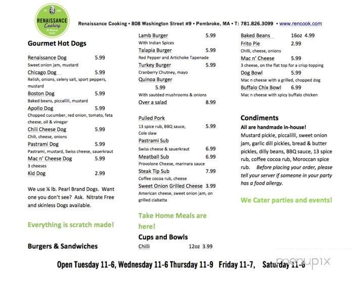 /380320887/Renaissance-Cooking-Pembroke-MA - Pembroke, MA