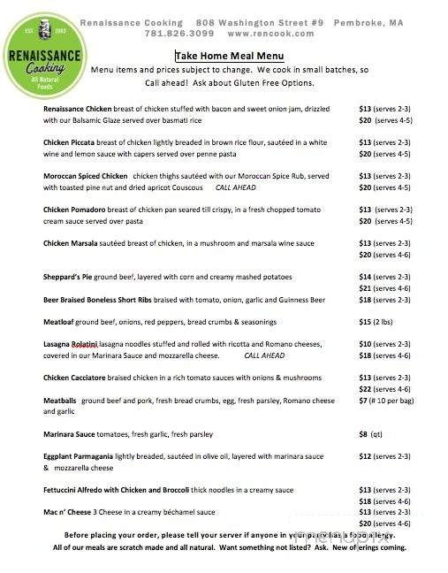 /380320887/Renaissance-Cooking-Pembroke-MA - Pembroke, MA