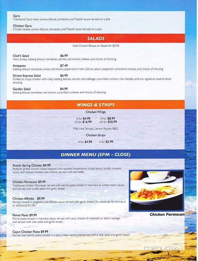 Sunny Breeze Cafe & Restaurant - Sanford, FL menu_pic