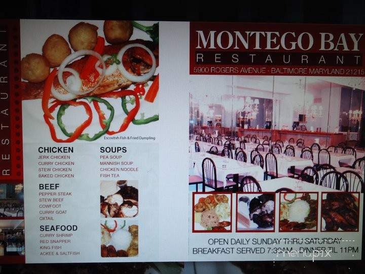 Montego Bay - Baltimore, MD menu_pic