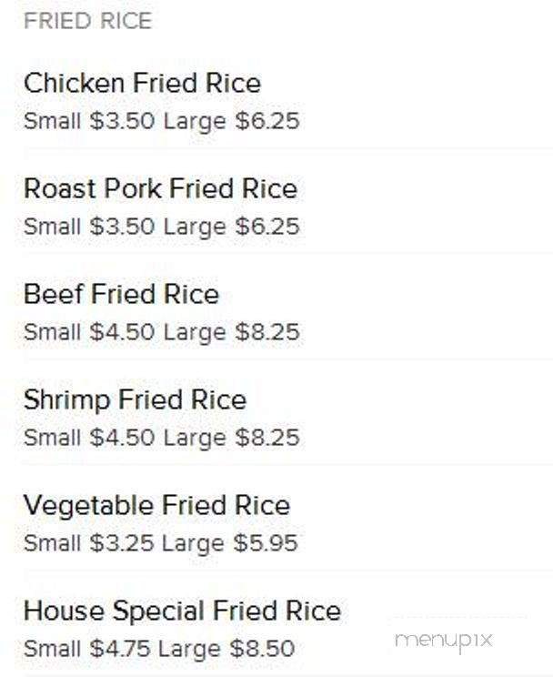 New China Buffet - Mount Vernon, IN menu_pic