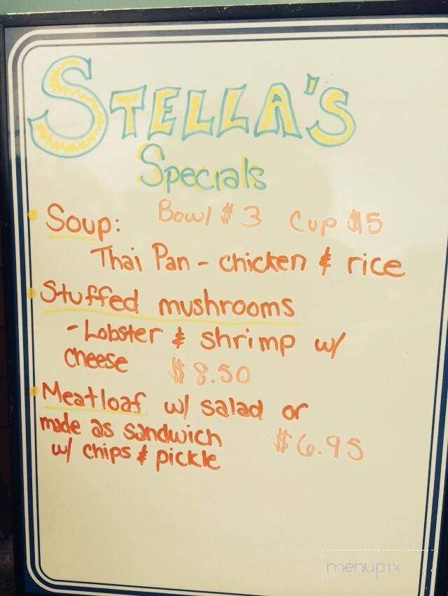 Stella's Sweet Cafe - Kittery, ME menu_pic