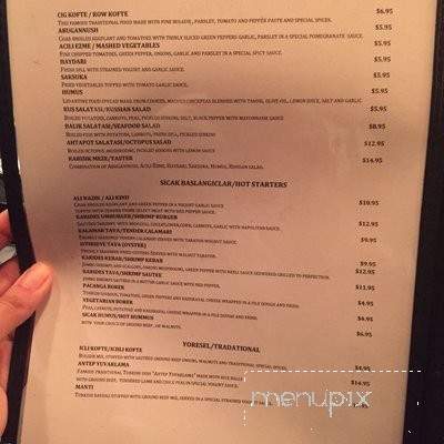 Isot - Philadelphia, PA menu_pic