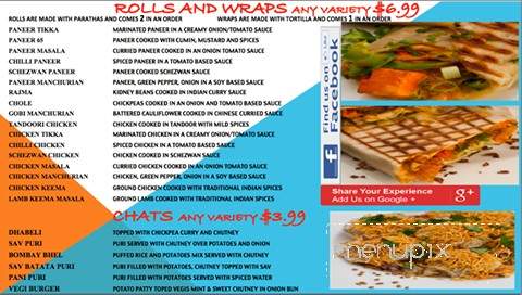 Gift of India - Farmington, MI menu_pic