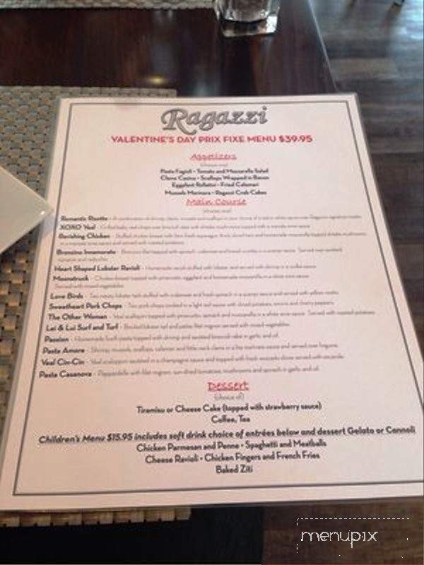 Ragazzi - Norwood, NJ menu_pic