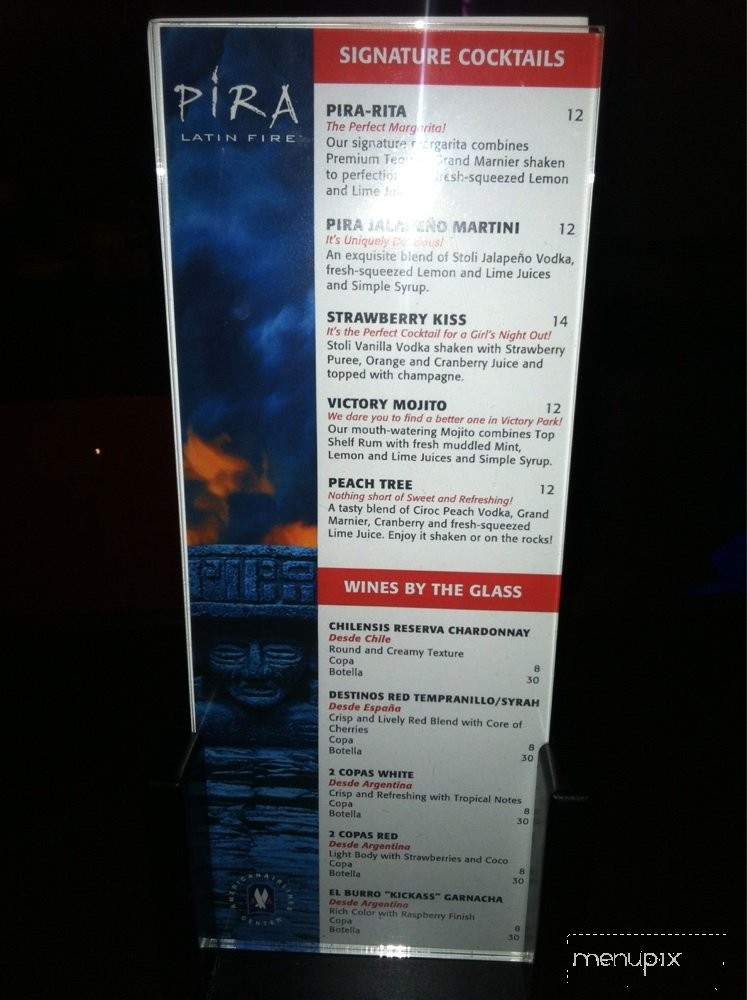 Pira Latin Fire - Dallas, TX menu_pic