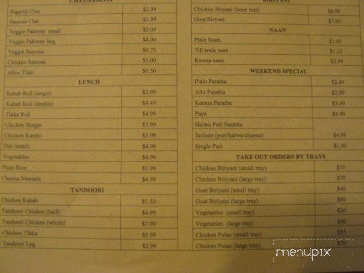Nawab Grill & Halal Meat - South Brunswick Township, NJ menu_pic