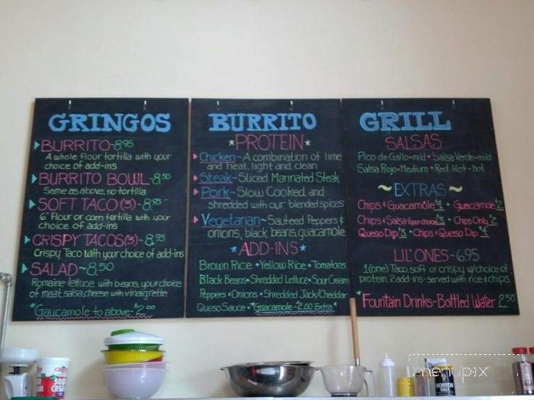Gringos Burrito Grill - Montauk, NY menu_pic