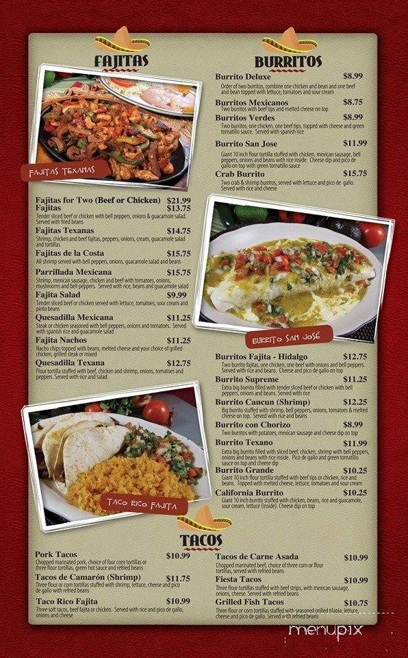 La Hacienda Mexican Restaurant - Bensalem, PA menu_pic