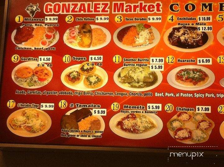 Gonzalez Market - Salt Lake City, UT menu_pic