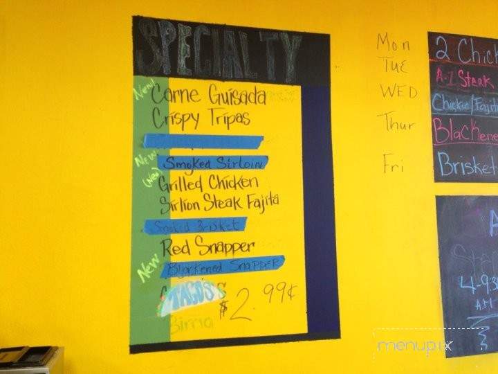 Mesquite Grill & Taco Factory - La Porte, TX menu_pic