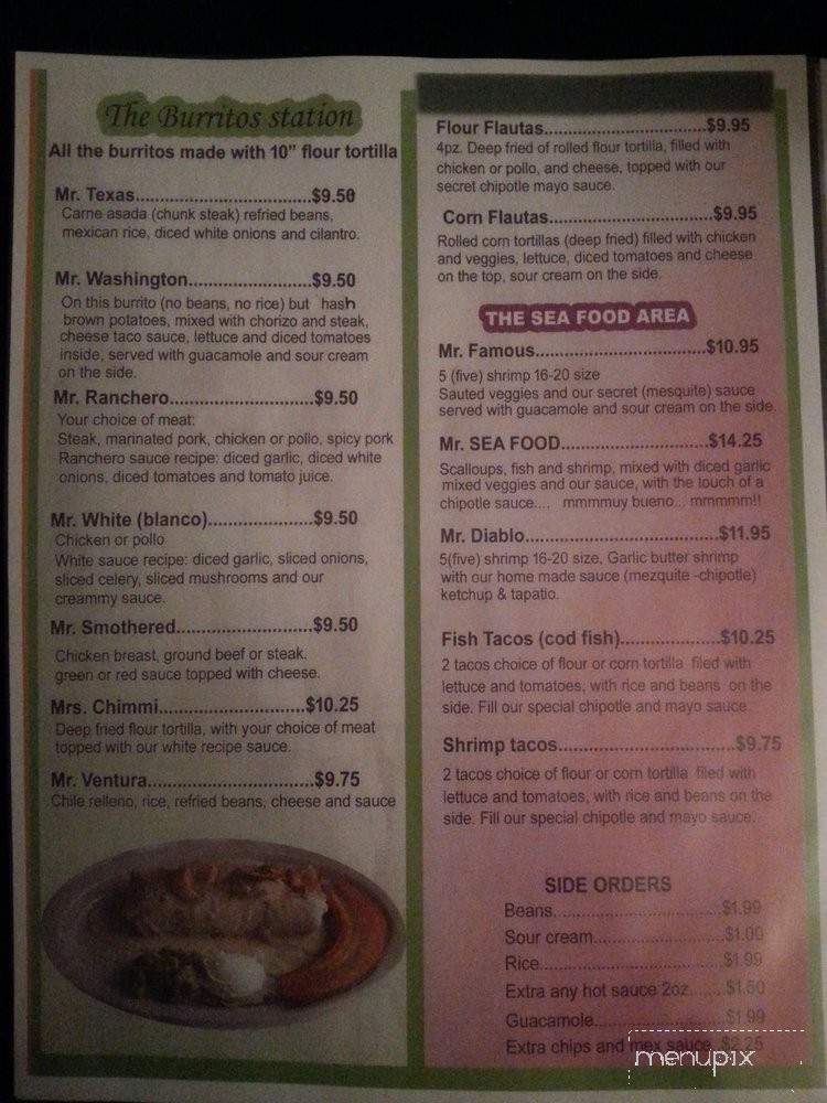 Taqueria la Mexicana - Lynnwood, WA menu_pic