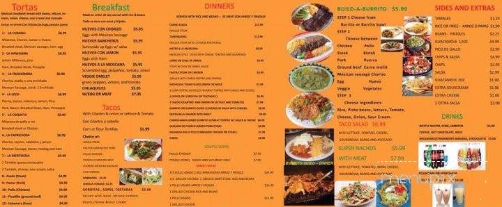 Tortas Locas - Schaumburg, IL menu_pic