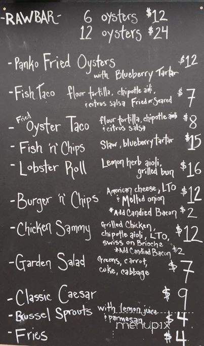 Fleetian - Wellfleet, MA menu_pic